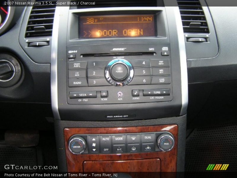 Super Black / Charcoal 2007 Nissan Maxima 3.5 SL