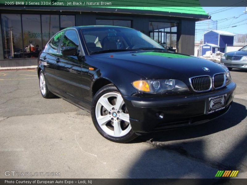 Jet Black / Natural Brown 2005 BMW 3 Series 330xi Sedan