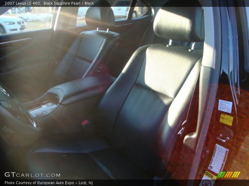 Black Sapphire Pearl / Black 2007 Lexus LS 460