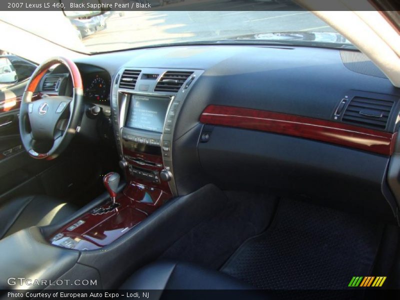 Black Sapphire Pearl / Black 2007 Lexus LS 460