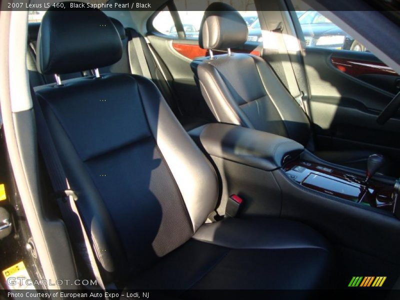 Black Sapphire Pearl / Black 2007 Lexus LS 460