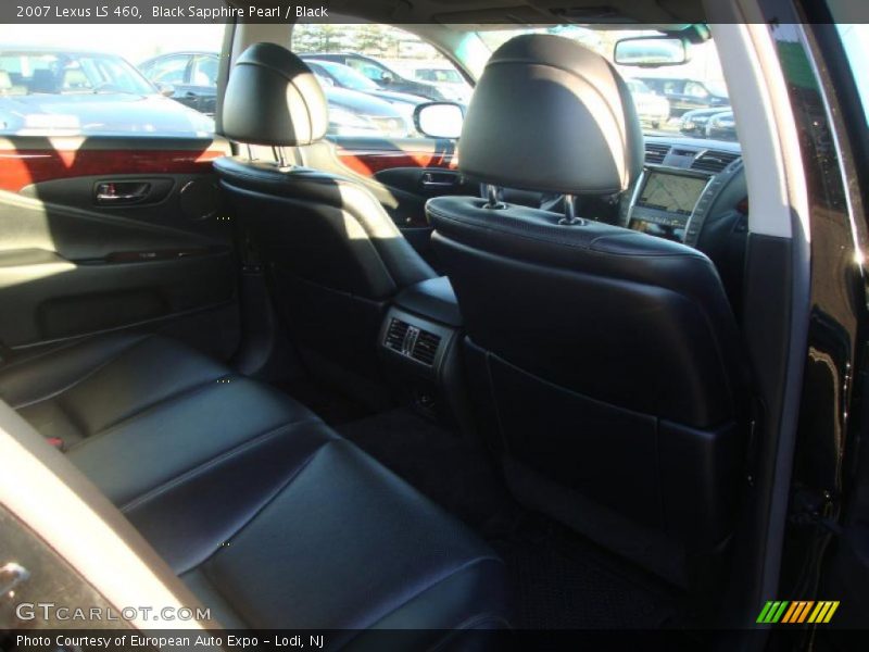 Black Sapphire Pearl / Black 2007 Lexus LS 460
