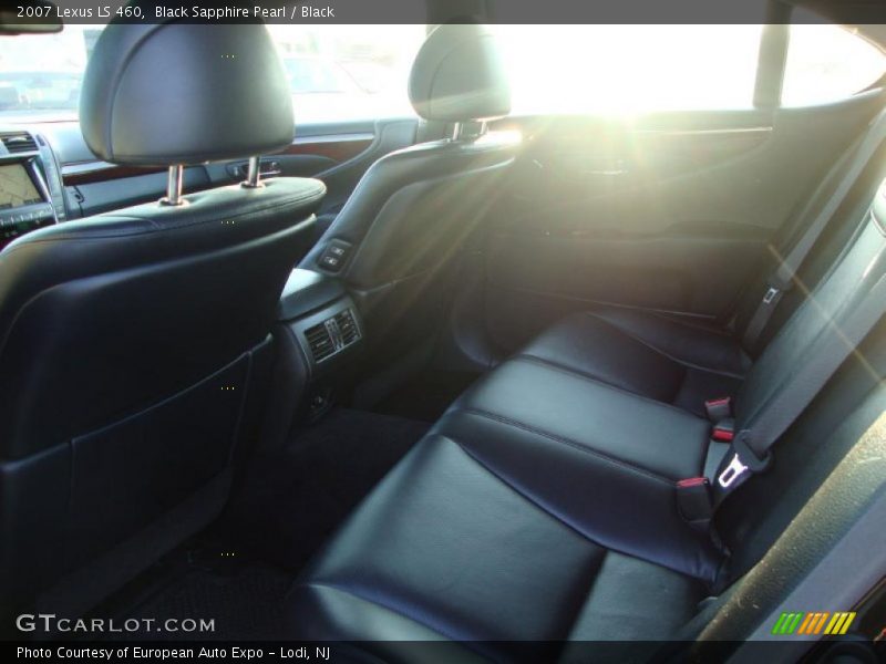Black Sapphire Pearl / Black 2007 Lexus LS 460
