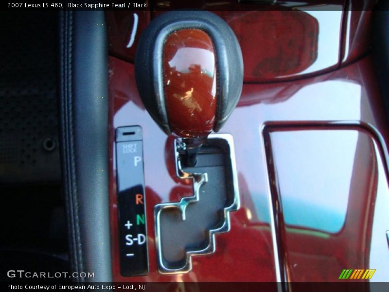 Black Sapphire Pearl / Black 2007 Lexus LS 460