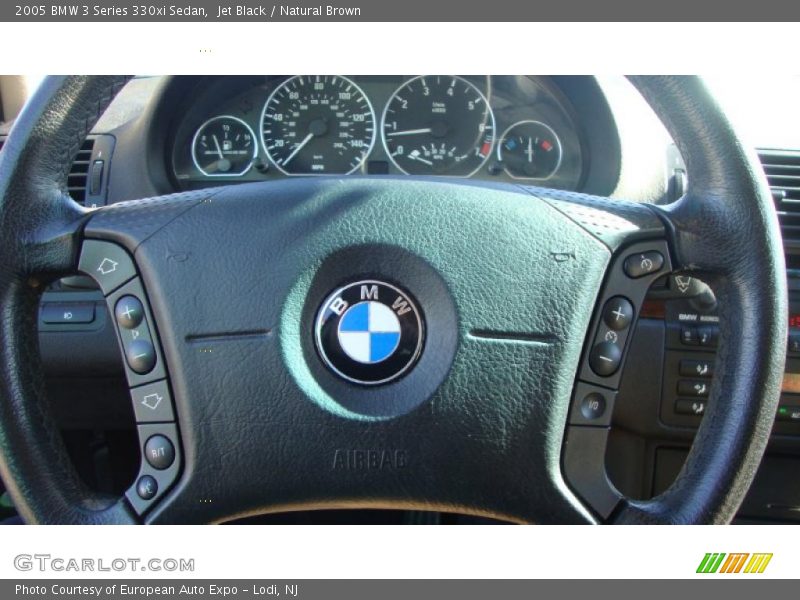 Jet Black / Natural Brown 2005 BMW 3 Series 330xi Sedan