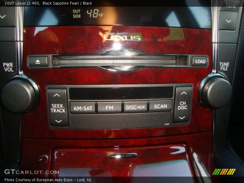 Black Sapphire Pearl / Black 2007 Lexus LS 460