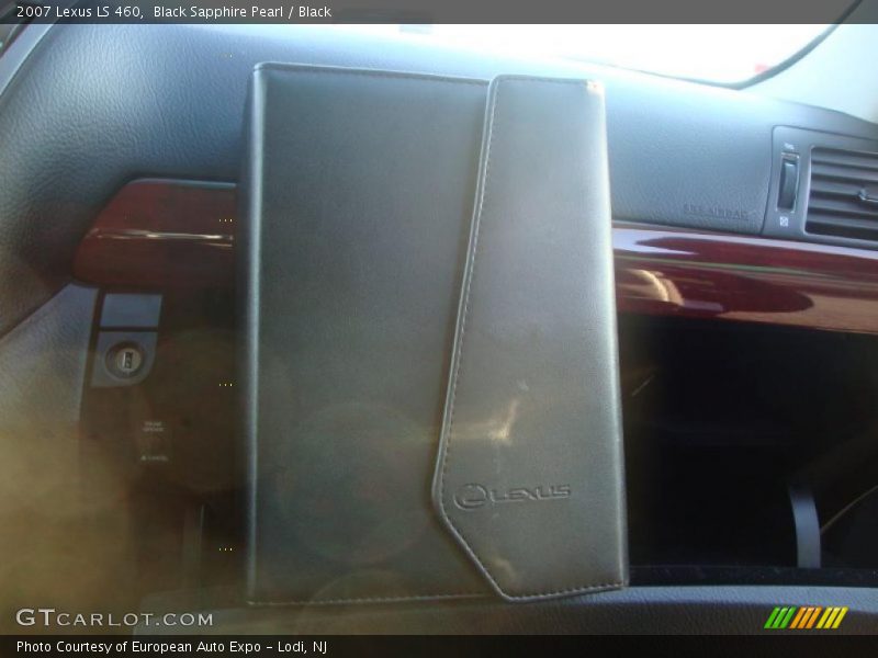 Black Sapphire Pearl / Black 2007 Lexus LS 460