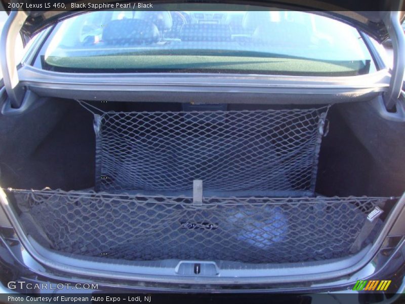 Black Sapphire Pearl / Black 2007 Lexus LS 460