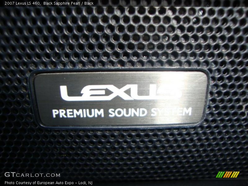 Black Sapphire Pearl / Black 2007 Lexus LS 460