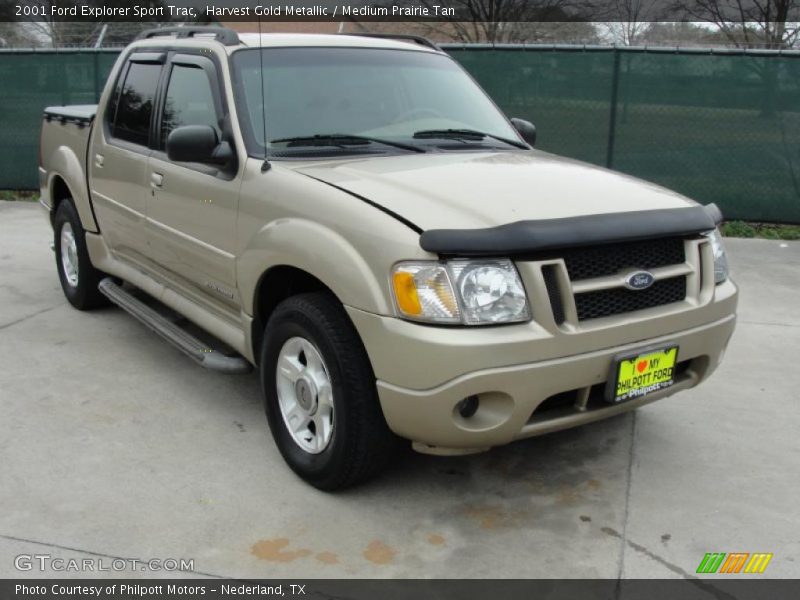 Harvest Gold Metallic / Medium Prairie Tan 2001 Ford Explorer Sport Trac