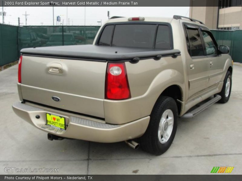 Harvest Gold Metallic / Medium Prairie Tan 2001 Ford Explorer Sport Trac