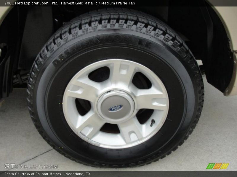 Harvest Gold Metallic / Medium Prairie Tan 2001 Ford Explorer Sport Trac