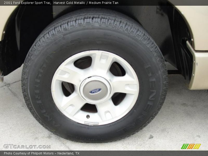 Harvest Gold Metallic / Medium Prairie Tan 2001 Ford Explorer Sport Trac