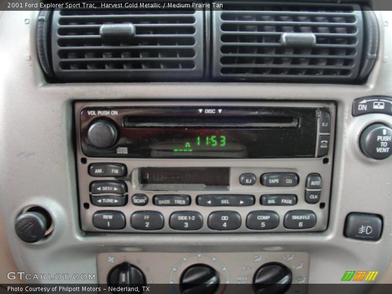 Controls of 2001 Explorer Sport Trac 