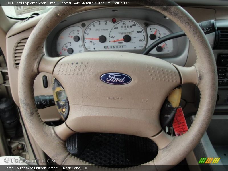 Harvest Gold Metallic / Medium Prairie Tan 2001 Ford Explorer Sport Trac