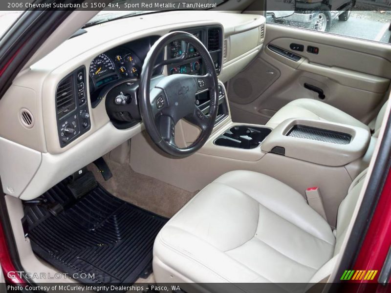 Sport Red Metallic / Tan/Neutral 2006 Chevrolet Suburban LS 1500 4x4