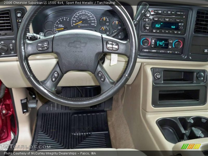 Sport Red Metallic / Tan/Neutral 2006 Chevrolet Suburban LS 1500 4x4