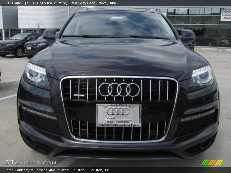 Lava Gray Pearl Effect / Black 2011 Audi Q7 3.0 TFSI S line quattro