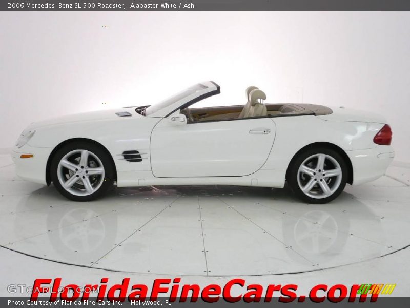 Alabaster White / Ash 2006 Mercedes-Benz SL 500 Roadster