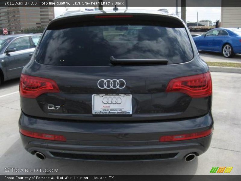 Lava Gray Pearl Effect / Black 2011 Audi Q7 3.0 TFSI S line quattro