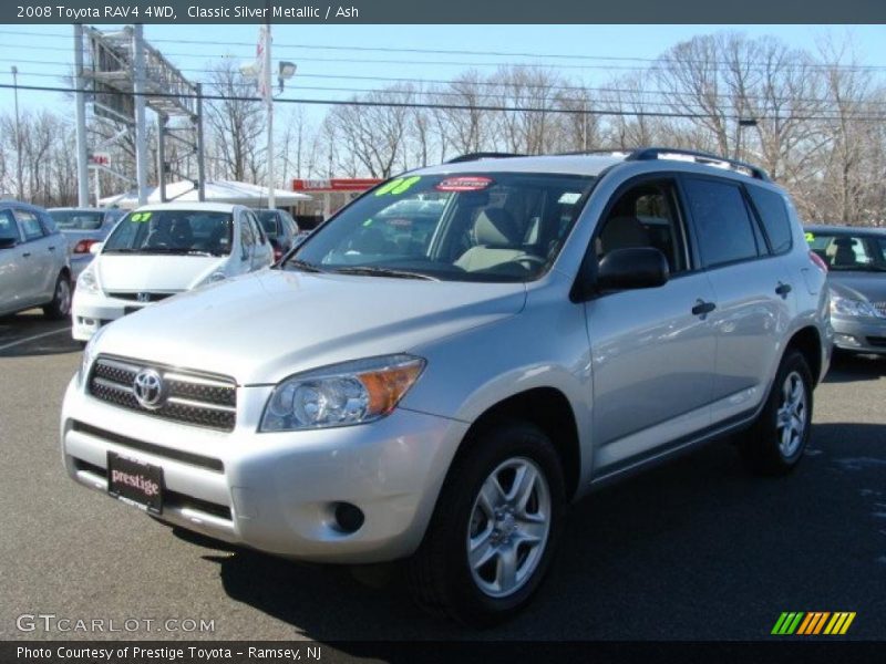 Classic Silver Metallic / Ash 2008 Toyota RAV4 4WD
