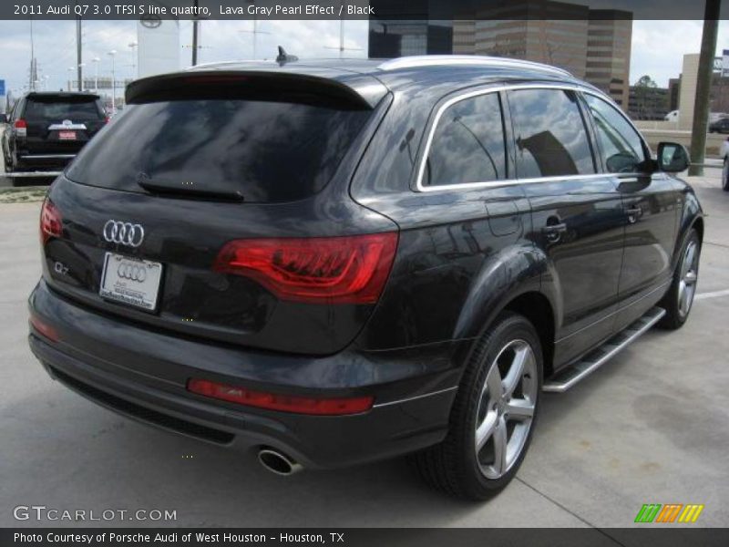 Lava Gray Pearl Effect / Black 2011 Audi Q7 3.0 TFSI S line quattro