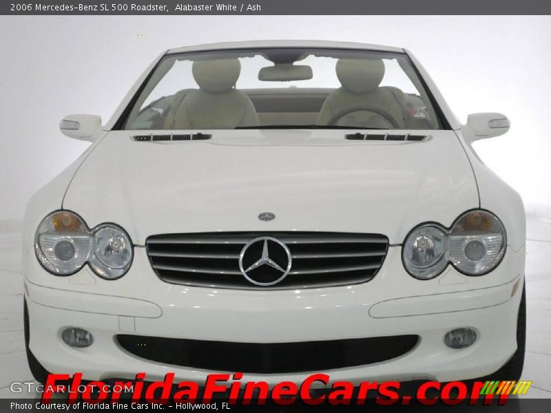 Alabaster White / Ash 2006 Mercedes-Benz SL 500 Roadster