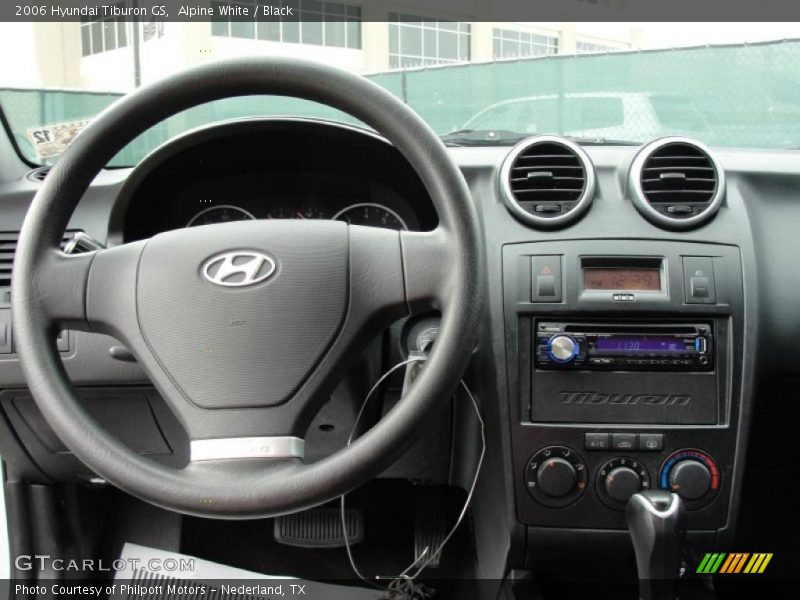 Alpine White / Black 2006 Hyundai Tiburon GS