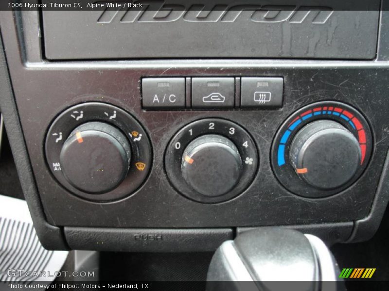 Alpine White / Black 2006 Hyundai Tiburon GS