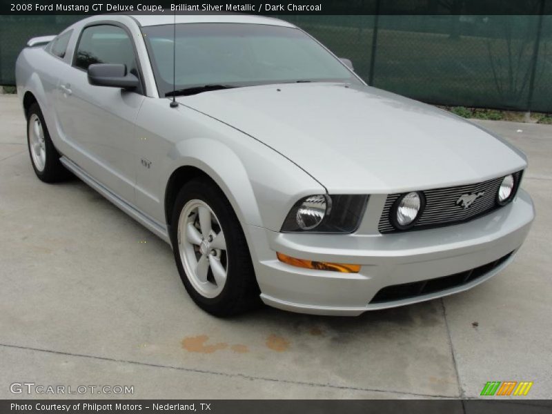 Front 3/4 View of 2008 Mustang GT Deluxe Coupe