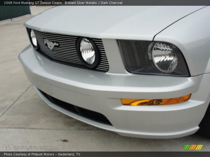 Brilliant Silver Metallic / Dark Charcoal 2008 Ford Mustang GT Deluxe Coupe
