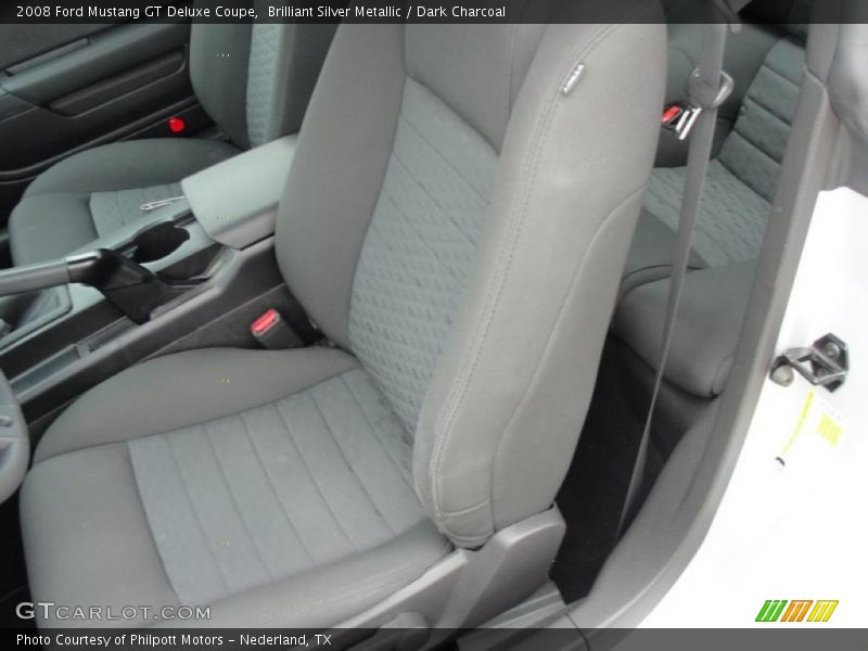 Brilliant Silver Metallic / Dark Charcoal 2008 Ford Mustang GT Deluxe Coupe