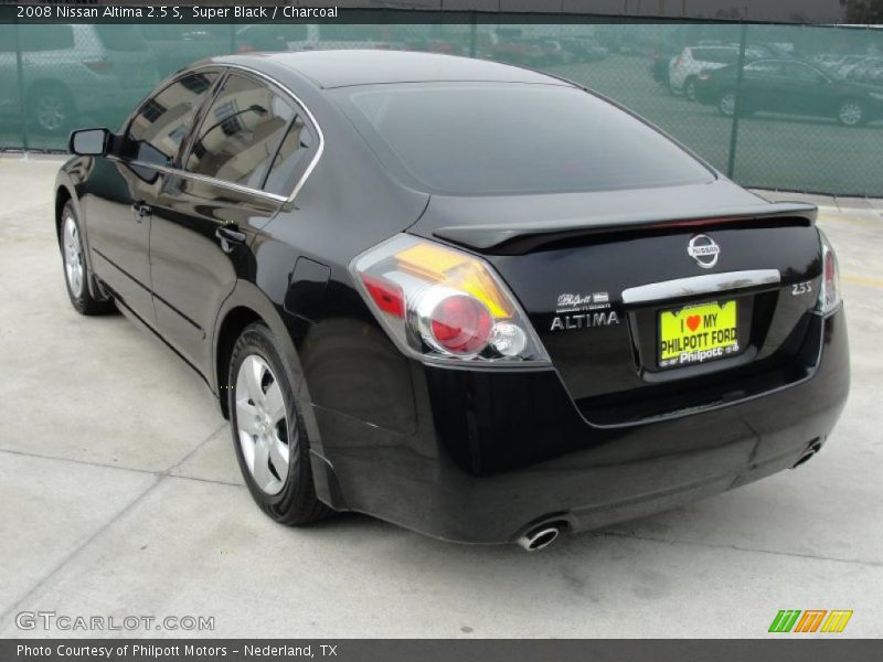Super Black / Charcoal 2008 Nissan Altima 2.5 S