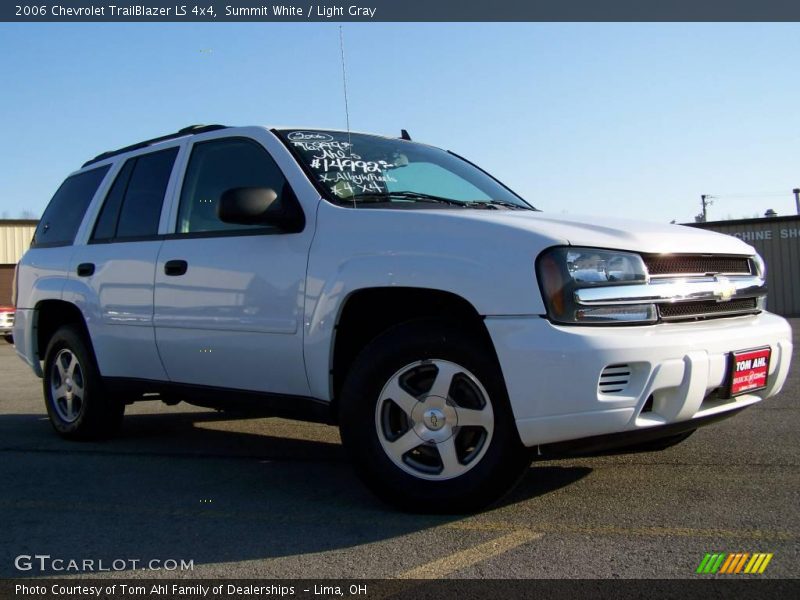 Summit White / Light Gray 2006 Chevrolet TrailBlazer LS 4x4