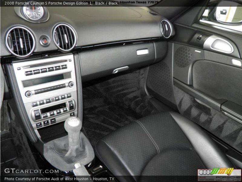 Black / Black 2008 Porsche Cayman S Porsche Design Edition 1