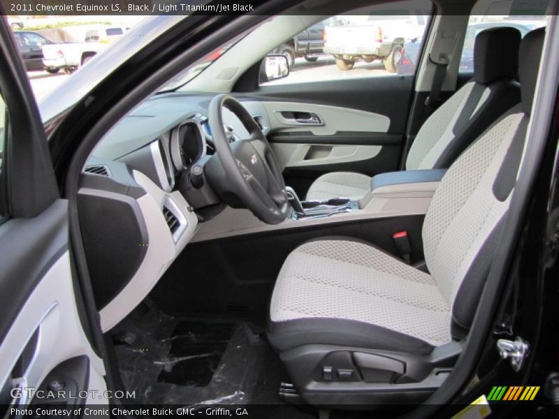 Black / Light Titanium/Jet Black 2011 Chevrolet Equinox LS