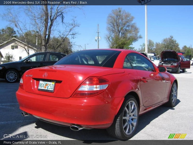 Mars Red / Black 2006 Mercedes-Benz SLK 350 Roadster
