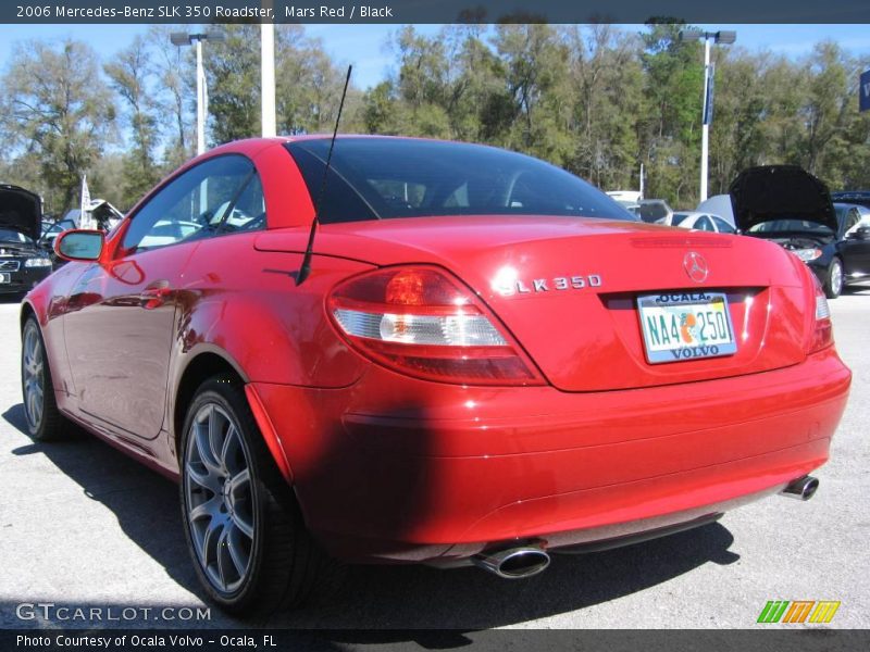Mars Red / Black 2006 Mercedes-Benz SLK 350 Roadster