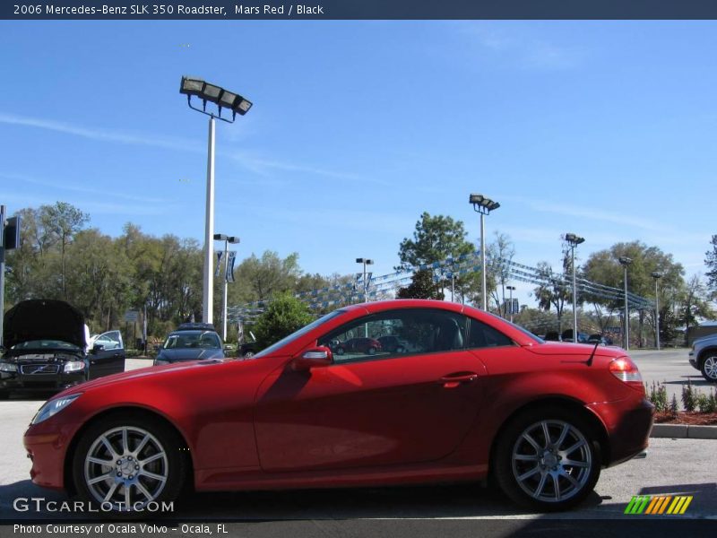 Mars Red / Black 2006 Mercedes-Benz SLK 350 Roadster
