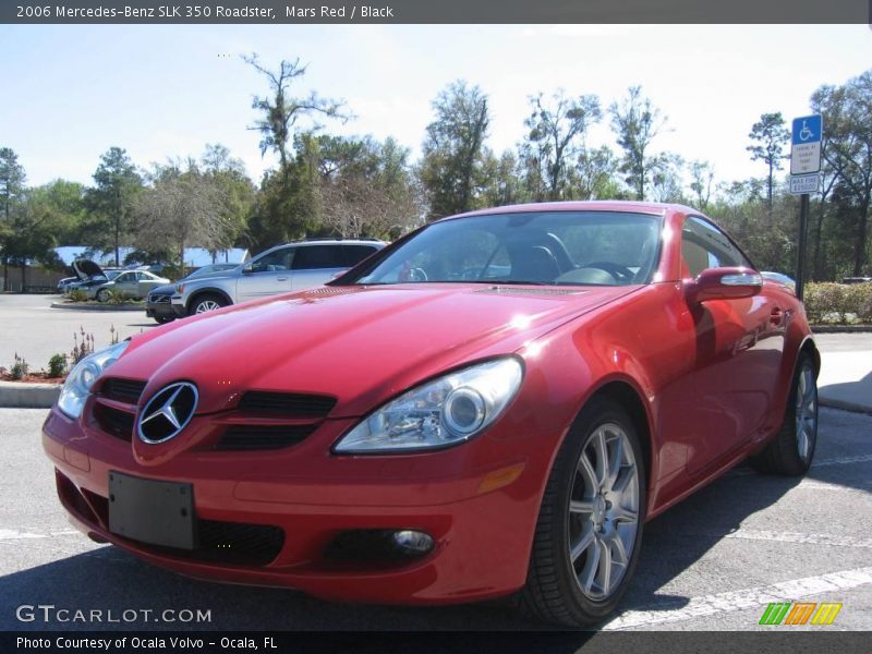 Mars Red / Black 2006 Mercedes-Benz SLK 350 Roadster