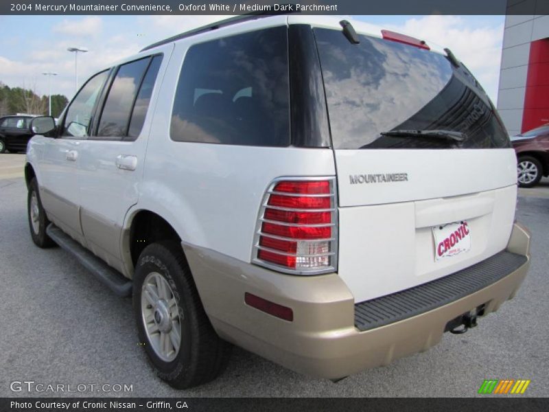 Oxford White / Medium Dark Parchment 2004 Mercury Mountaineer Convenience