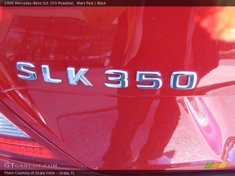 Mars Red / Black 2006 Mercedes-Benz SLK 350 Roadster