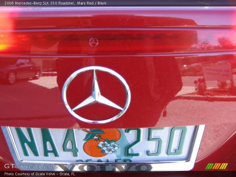 Mars Red / Black 2006 Mercedes-Benz SLK 350 Roadster