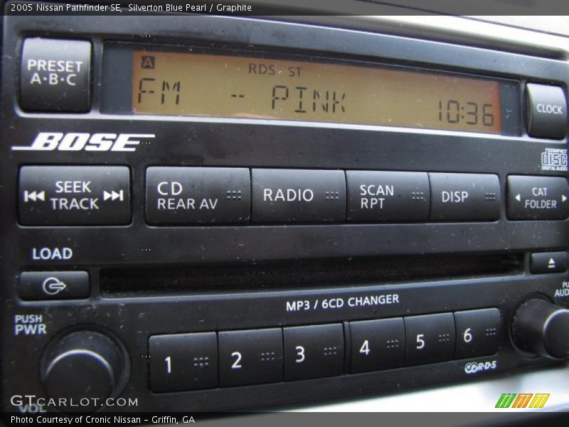 Silverton Blue Pearl / Graphite 2005 Nissan Pathfinder SE