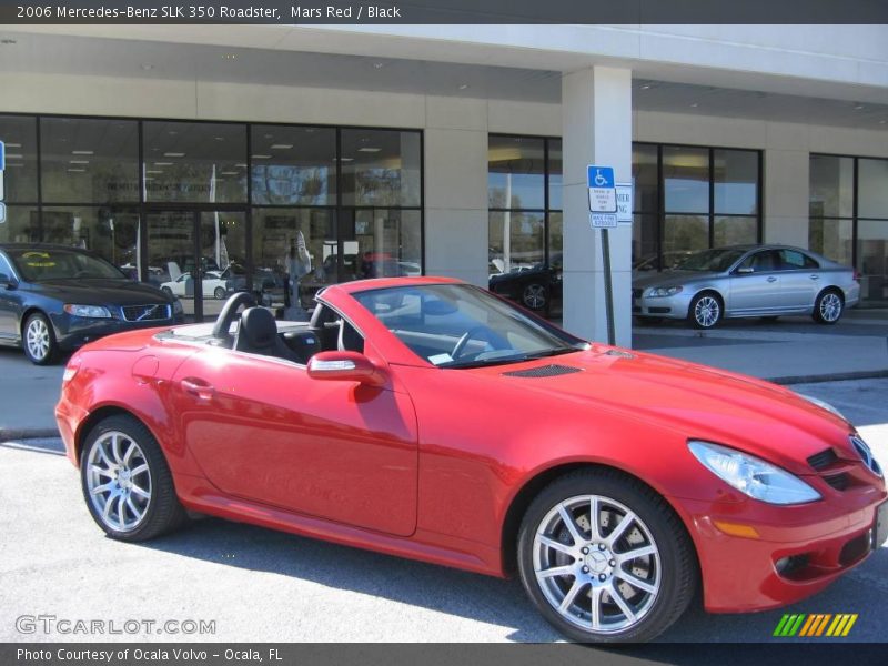 Mars Red / Black 2006 Mercedes-Benz SLK 350 Roadster