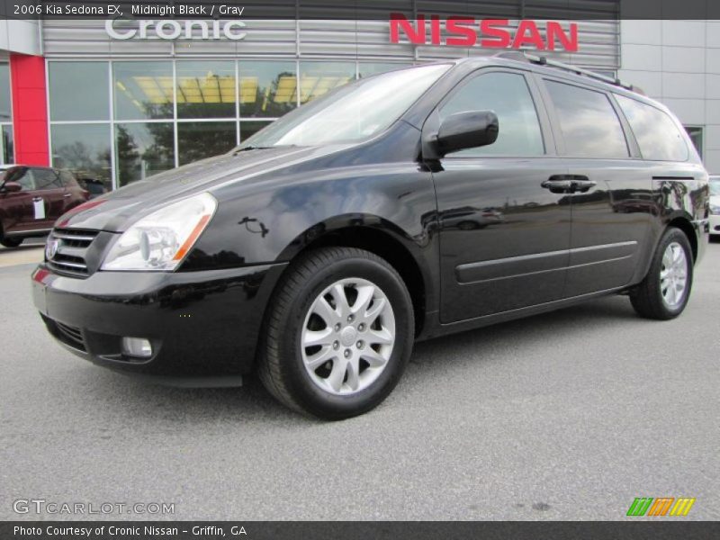 Midnight Black / Gray 2006 Kia Sedona EX