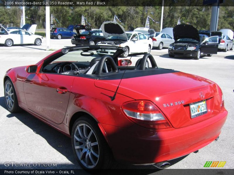 Mars Red / Black 2006 Mercedes-Benz SLK 350 Roadster