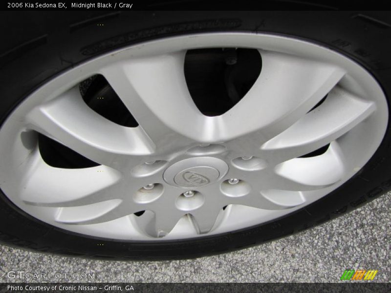 Midnight Black / Gray 2006 Kia Sedona EX