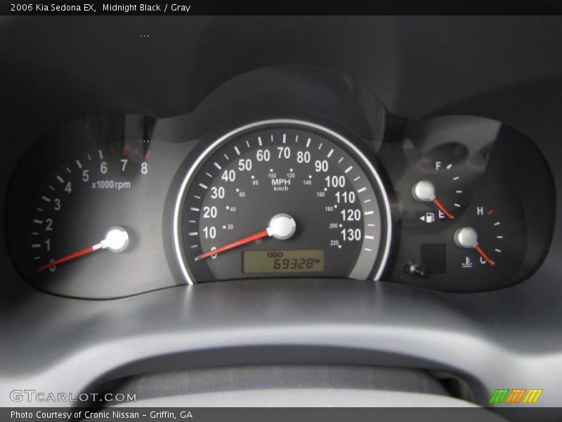 Midnight Black / Gray 2006 Kia Sedona EX