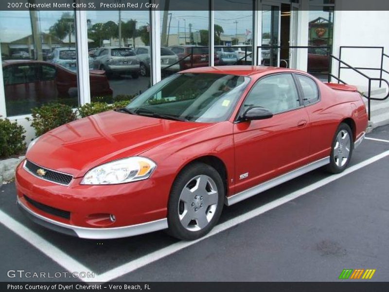 Precision Red / Gray 2007 Chevrolet Monte Carlo SS